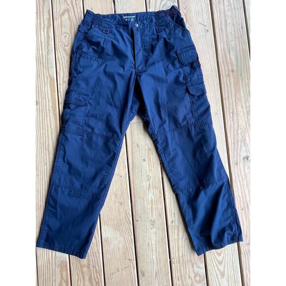 5.11 Tactical Series Navy Duty/Work Pants. Size 36/32. Pockets. - Picture 1 of 5